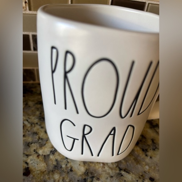 Rae Dunn "Proud Grad" Artisan Magenta Collection 4.75" Mug Cup Coffee Graduation - Picture 6 of 8